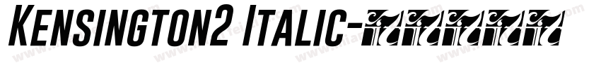 Kensington2 Italic字体转换